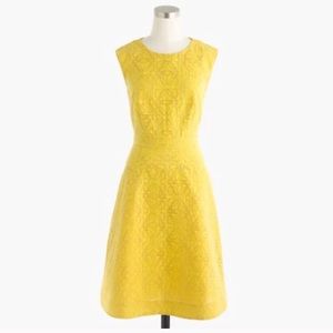 J Crew Textured Eyelet Jacquard Dress